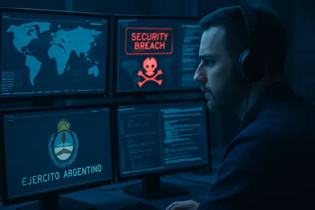 Qilin puts Argentine Army on leak site